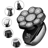 UFO Hair Clipper Electric Hair Trimmer with Smart Digital Display, Waterproof Home Barber Kit, Rechargeable Cordless Hair Cutter