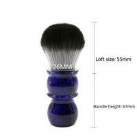 Yaqi 26mm Timber Wolf Color Synthetic Hair Shaving Brush for Men
