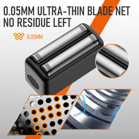 MAXGROOM Foil Shaver for Men Rechargeable Electric Razor IPX6 Waterproof Double Shaver Portable Mini Beard Shaver Beard Trimmer