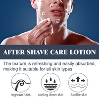 Men After Shave Cream Balm Post Shave Moisturizer For Skin Soothe Irritation Hydrating Face Lotion Non Greasy Fast Absorbing