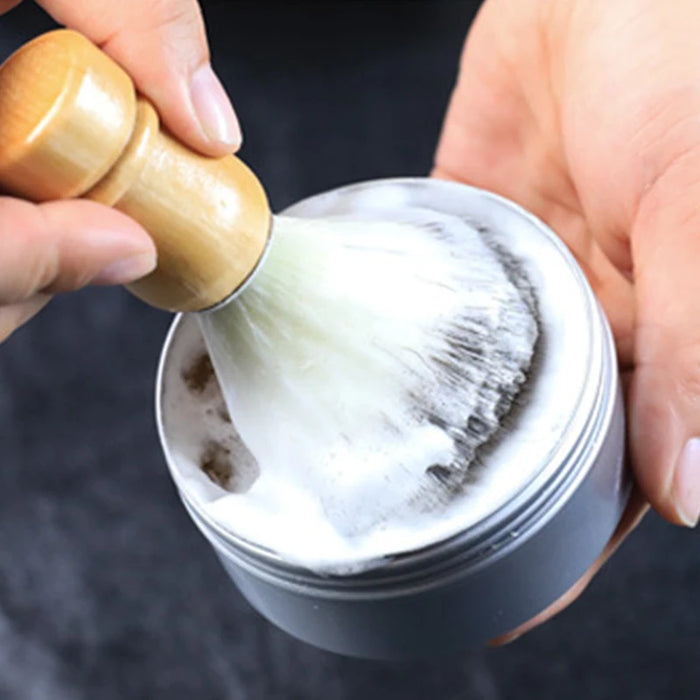Hand Made Smooth Texture Mens Beard Shaving Soap Dense Bar Keep The Face Fresh and Clean Organic Foam Shaving Cream for Men