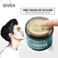 Sevich Hair Styling Wax Fashion Hairstyle Finished Natural Matte Fluffy Strong Hold Hair Pomade Professional Men's Hair Clay