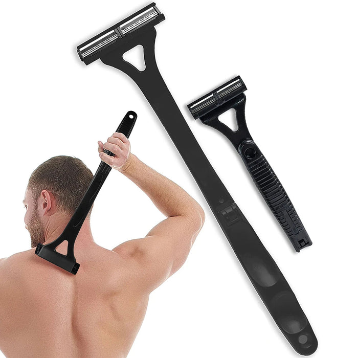 Razor Men Back Shaver Male Machine Hair Shaver Safety Long Handle Foldable Trimmer Body Leg Handle Removal Shaving Razor Tool