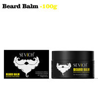 Natural Beard Growth Kit For Men Beard Thickening Care Oil Moisturizing Beard Cream Wax Beard Shampoo Conditioner Beard Styling