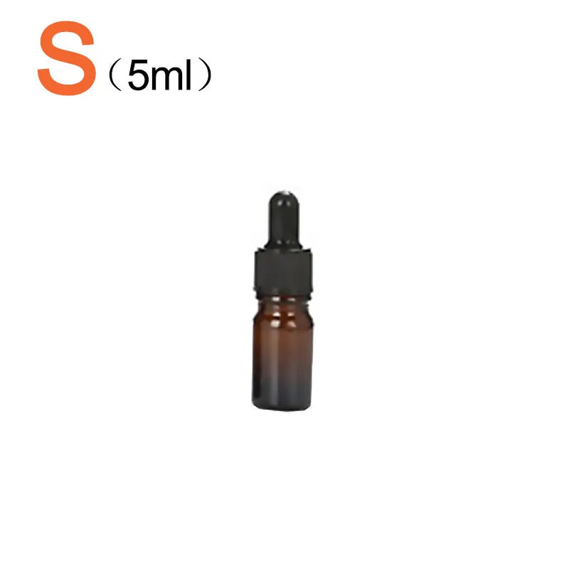 New 1/2/3pcs 5ml/10ml/15ml Glass Dropper Bottle Mini Dropper Small Glass Bottle Refillable Bottles Travel FZP07