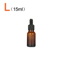New 1/2/3pcs 5ml/10ml/15ml Glass Dropper Bottle Mini Dropper Small Glass Bottle Refillable Bottles Travel FZP07