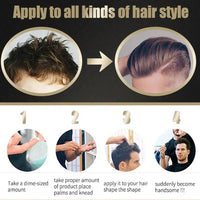 BASDE Sea Salt Hairstyle Spray Hair Wax For Men Hair Strong Hold Hair Styling Wax Stick Long-Lasting Low Shine Modeling Paste