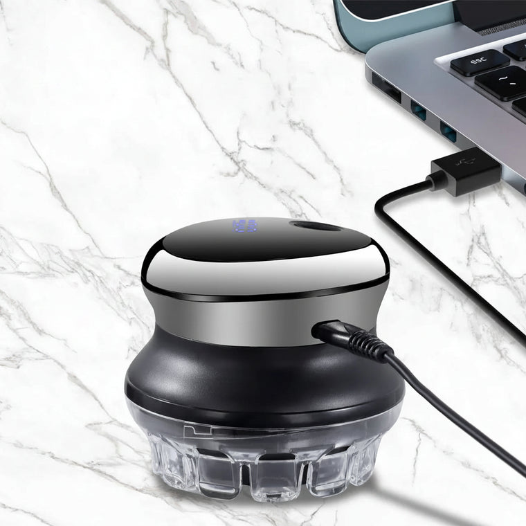 UFO Hair Clipper Electric Hair Trimmer with Smart Digital Display, Waterproof Home Barber Kit, Rechargeable Cordless Hair Cutter