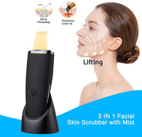 Ultrasonic Facial Skin Scrubber Device
