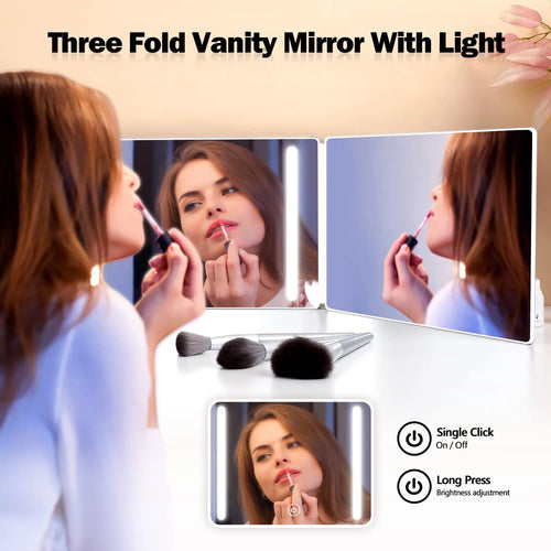 360 LED Self Haircut Mirror