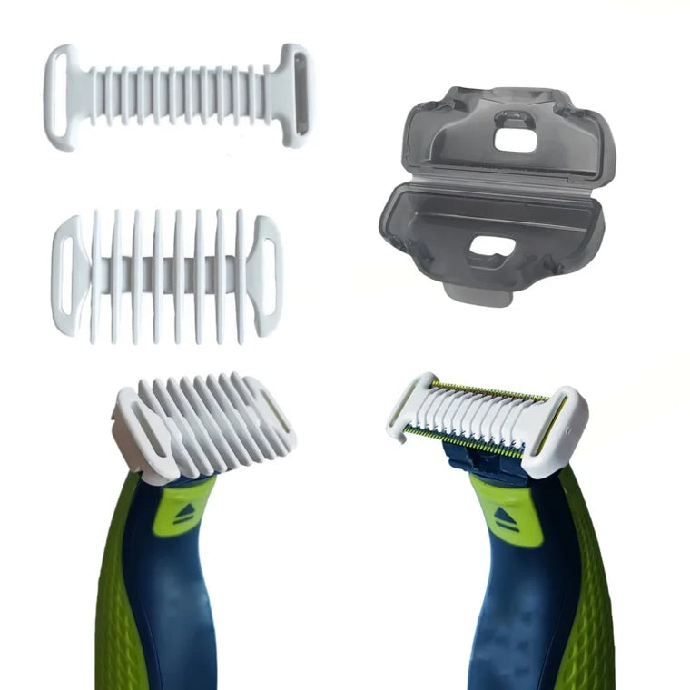3 PCS Guide Comb Guards for One Blade QP2520 QP2515 QP2620 QP6510 QP6520 QP6530 Beard Trimmer Shaver Replacement Kit