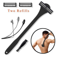 Silicone Back Shaver Scrubber Set