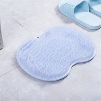 1PC Bathroom Shower Foot Massage Mat with Non-slip Suction Cup Wall-mounted Back Scrub Massage Bathroom Essential  Refreshing