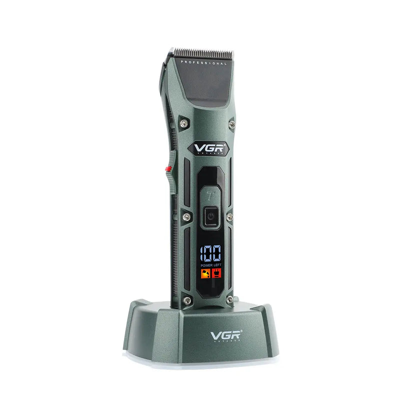 VGR V-696 New metal Popular Salon Barber Hair Cut Machine Professional Cordless Hair Trimmer Electric Hair Clippers for Men
