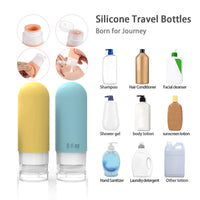 TSA Approved Silicone Travel Bottles