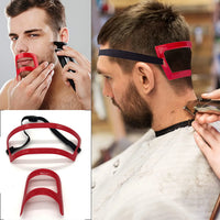 2/4Pcs Men's Beard Combs Hair Trimmers Plastic Men Beard Shaping Styling Comb Beauty Tool For Hair Beard Trim Templates Ruler