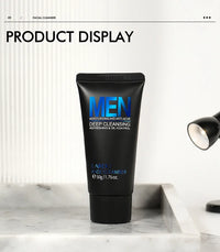 LAIKOU Men Facial Cleanser Face Wash Moisturizing Man Skin Care Oil Control Blackhead Remove Scrub Cosmetics Deep Norishing 50g