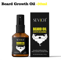 Natural Beard Growth Kit For Men Beard Thickening Care Oil Moisturizing Beard Cream Wax Beard Shampoo Conditioner Beard Styling