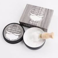 Sandalwood Shaving Soap 80g, Natural Glycerin Based, Rich Lather for Men, Barber Grade, Luxury Shave, Moisturizing & Soothing