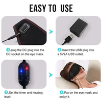 Heated Steam Eye Massage Mask