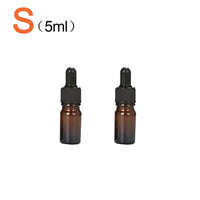 New 1/2/3pcs 5ml/10ml/15ml Glass Dropper Bottle Mini Dropper Small Glass Bottle Refillable Bottles Travel FZP07