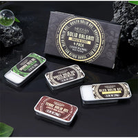 Men Solid Cologne Long-lasting Fragrance Men Deodorant Set 4 In A Box Portable Woman Floral Scent Solid Balm Gel Light Fragrance