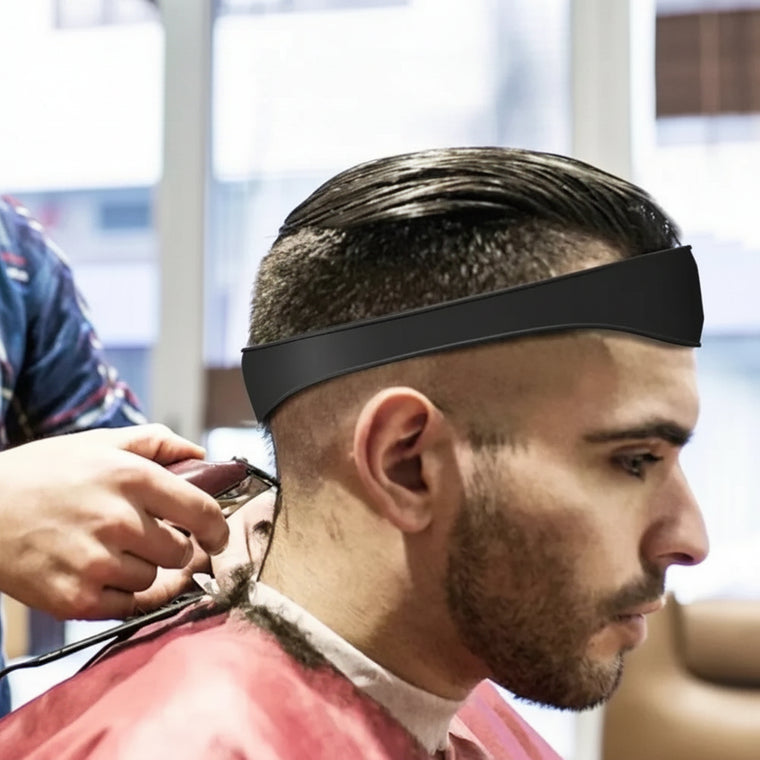 DIY Home Hair Trimming Haircuts Curved Headband Silicone Neckline Shaving Template Hair Cutting Guide Barber Hair Styling Tools